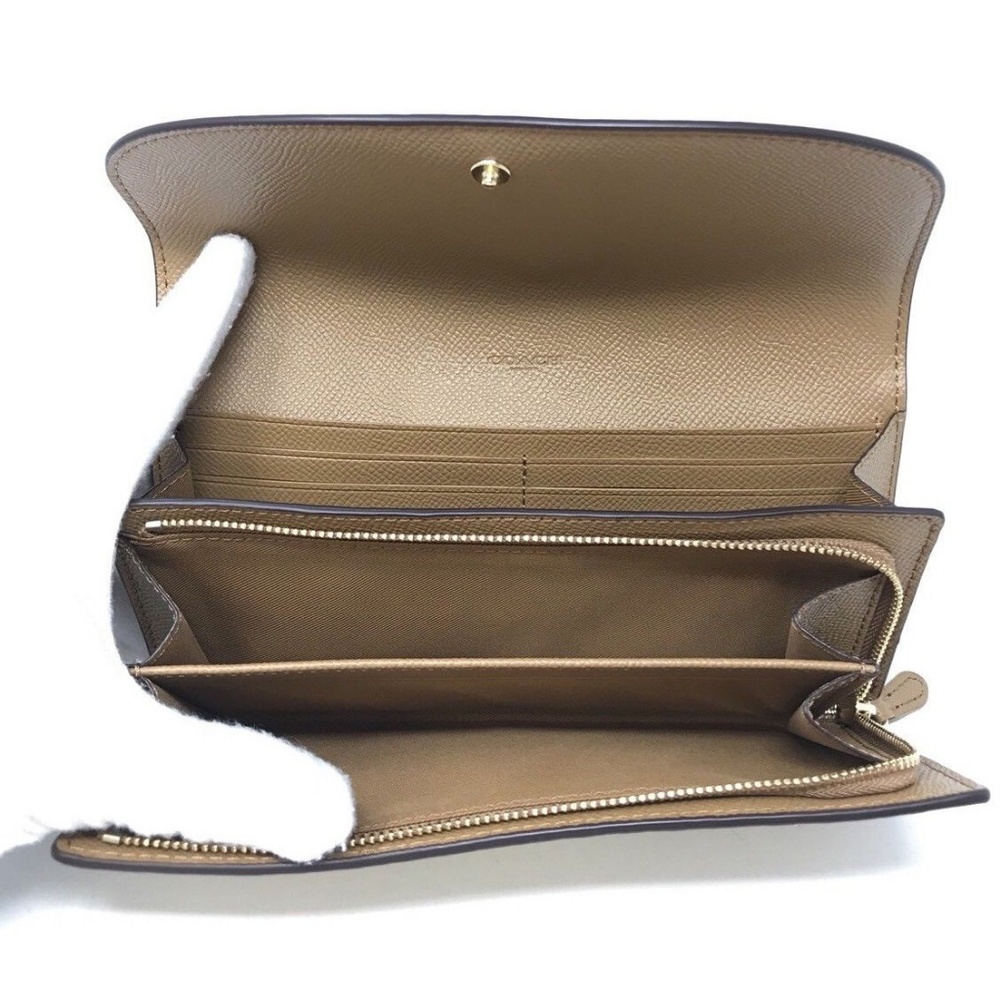 Coach Slim Envelope Wallet In Signature Canvas - Picture 4 of 4